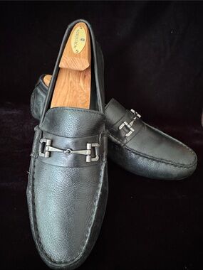 Cole Haan Leather Horse Bit Driving Loafers